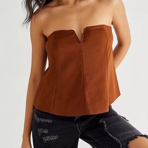 Free People Toss it On Tube Top